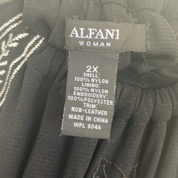 Alfani Embroidered Handkerchief Hemline Halter Top - Picture 8 of 9